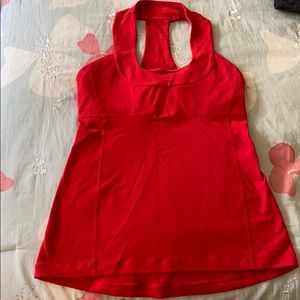 Lululemon Red Tank Top